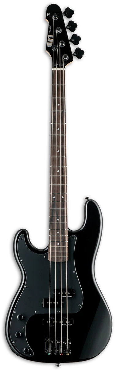 ESP/LTD SURVEYOR 87 left-handed electric bass in Black
