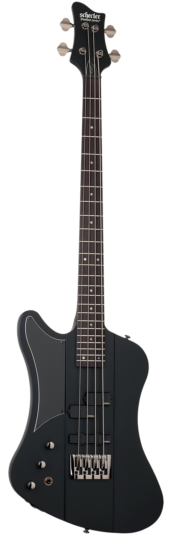 Schecter Schecter Sixx Bass LH left-handed electric bass in Satin Black